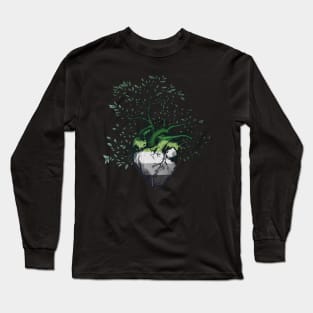 Aromantic Heart Tree of Life Long Sleeve T-Shirt